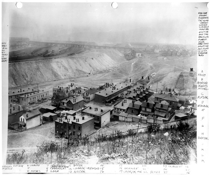 Oliver Hollow with Family Names