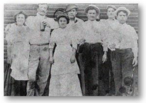 Mara Oreb Gagich with Friends and Boarders.  Photo Courtesy of Gagich Family Archive.