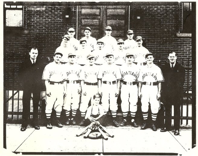 The Duquesne Croatians ball club circa 1940. Photo Courtesy of Mary Beth