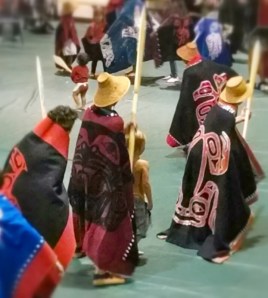 Haida Performers at Hydaburg, Prince of Wales Island, Alaska 