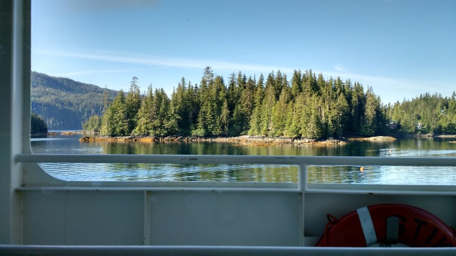 My view from the ferry ride -- successfully complete and without injury!  (c) Patricia J. Angus